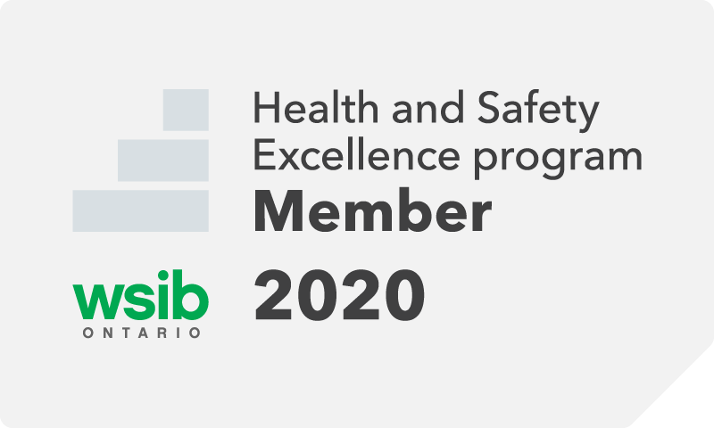 WSIB Ontario Health and Safety Excellence Program 2020