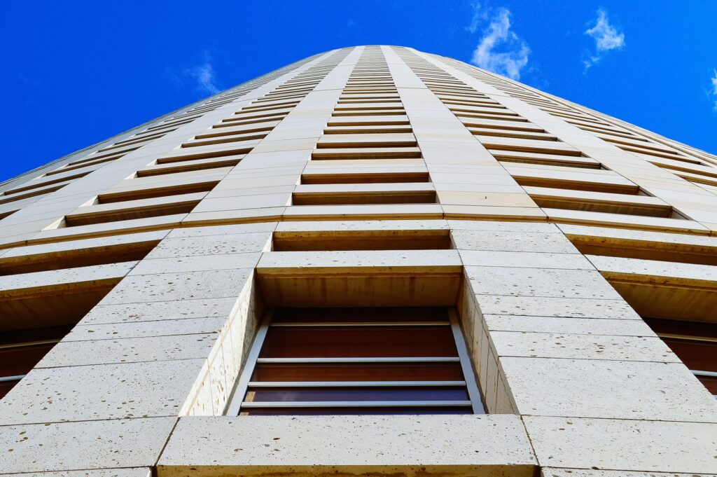 high rise window installation